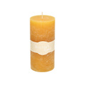 Candle Lea 15cm mustard
