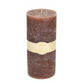 Candle Lea 20cm coffee