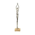 Decoration Silver Woman II height 52cm