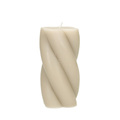 Candle Camila 14cm beige