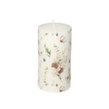 Candle Bianca 13cm flowers