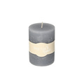 Candle Lea 10cm grey