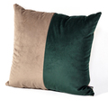 Cushion Patchwork square beige green