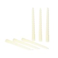 Set candles Pazzo 6pcs cream