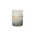 Candle Dorotea 10cm dark grey cristal