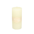 Candle Lea 15cm cream
