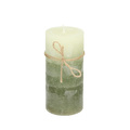 Candle Silvia 14cm green