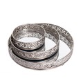 Set trays Judith 3pcs silver