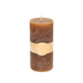 Candle Lea 15cm brown