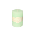 Candle Lea 10cm aquamarine
