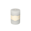 Candle Lea 10cm platinum