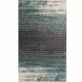 Rug Modern Teal blue/dark grey 160x230cm