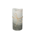 Candle Dorotea 15 cm dark grey cristal