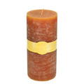 Candle Lea 20cm orange