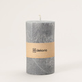Candle scented palm cylinder Grey