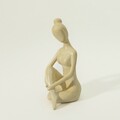 Figurine yoga lady Asana and 6x6x10 cm