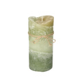 Candle Dorotea 15 cm olive