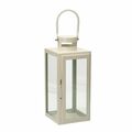 Lantern metal Elegance White 40 cm