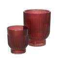 Candle holders Insie 2pcs red