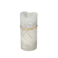 Candle Dorotea 15 cm grey cristal