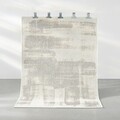 Rug Abstract Gray and 160x230 cm