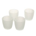 Candle holders Altare 4pcs milk glass