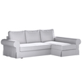 Backabro sofa Bed with Chaise Longue Cover