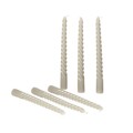 Set candles Pazzo 6pcs light grey