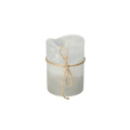 Candle Dorotea 10cm grey cristal