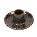 Candle holder Single 9x6cm brown