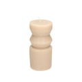 Candle Cornelia 14cm beige