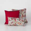 Set cushions for living room Red Popy Flower
