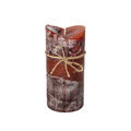 Candle Dorotea 15cm burgund