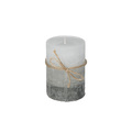 Candle Silvia 10cm grey