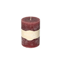 Candle Lea 10cm claret